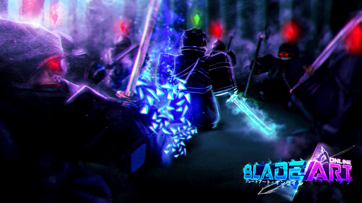Blade Art Online promo art.