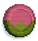 A pink and green coin called the Budoin in RACCOIN
