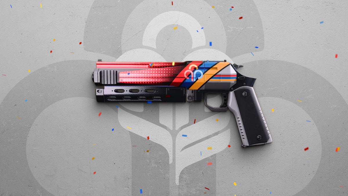 The Triple Laureate Spread Shot hand cannon in Destiny 2