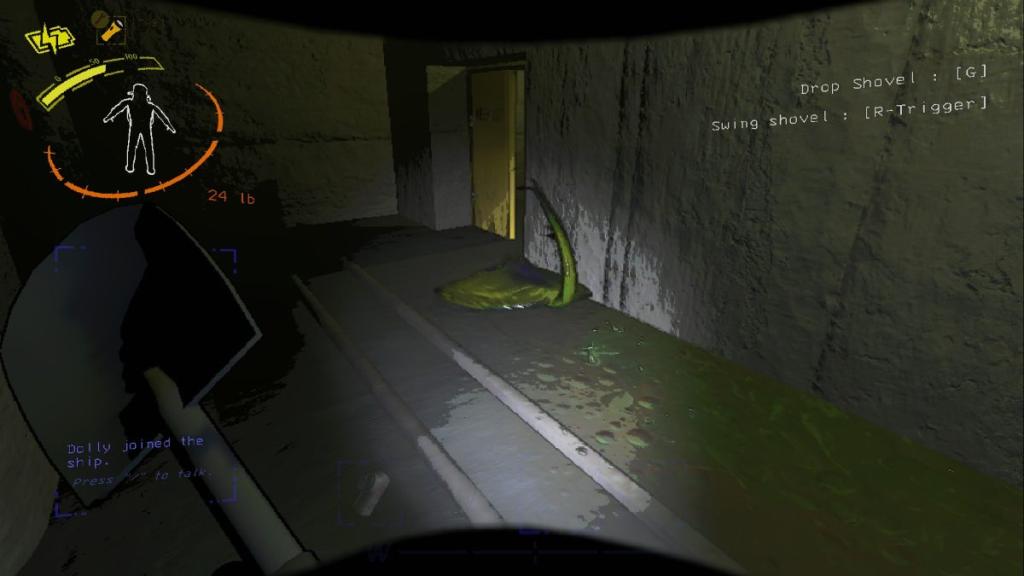 Back of Gunkfish running away from player