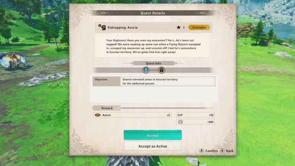 Quest in Monster Hunter Stories 3