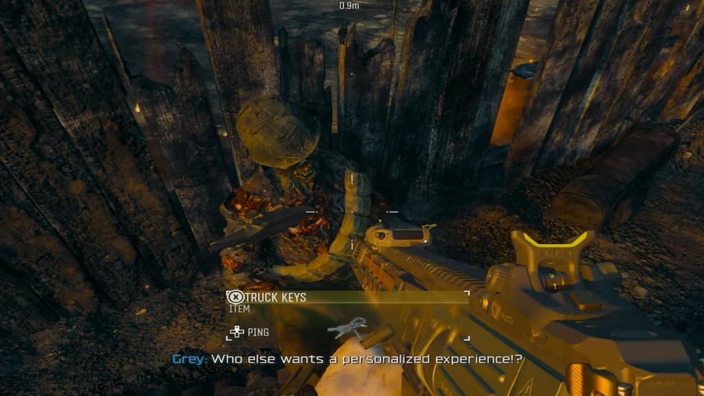 Truck keys location