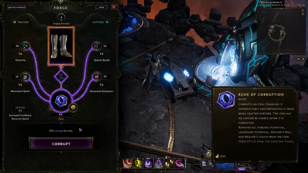 Rune of Corruption in Last Epoch