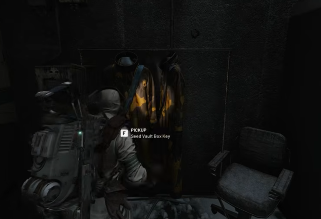 Secret key location