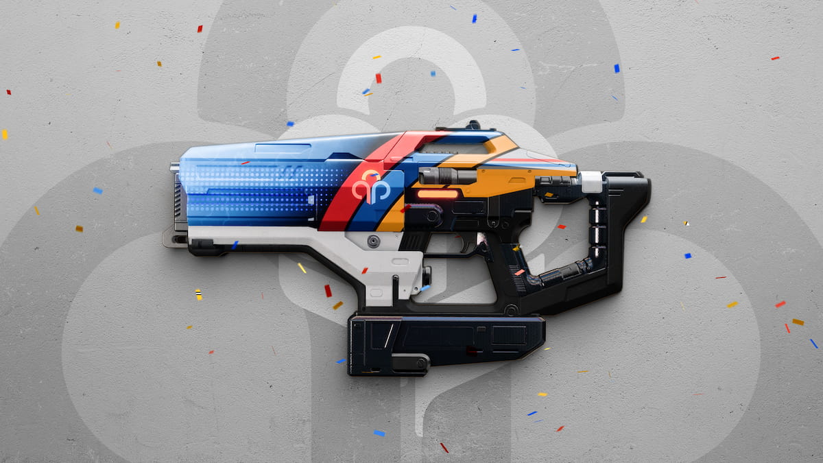 The Beacon fusion rifle, shown in promotional art for Destiny 2's Guardian Games 2026.