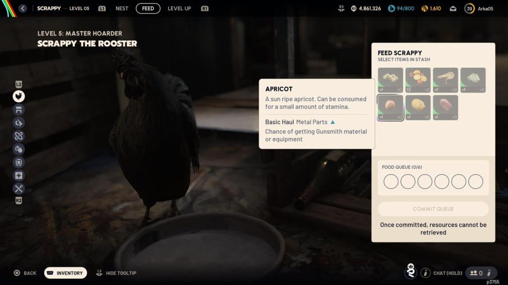 Food item bonuses