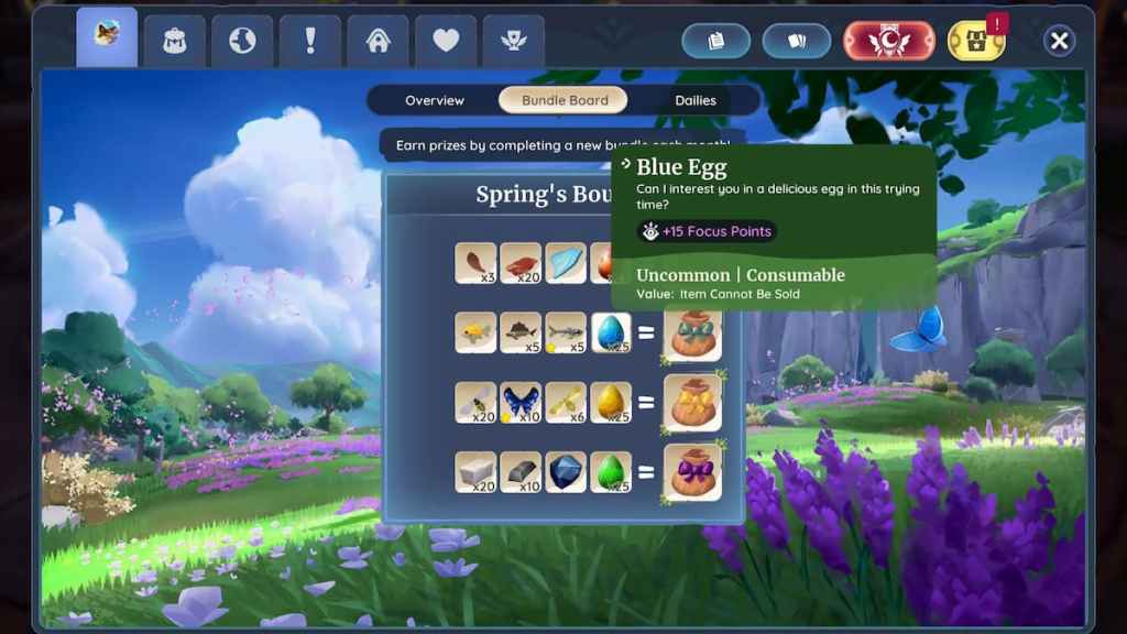 Blue eggs in palia