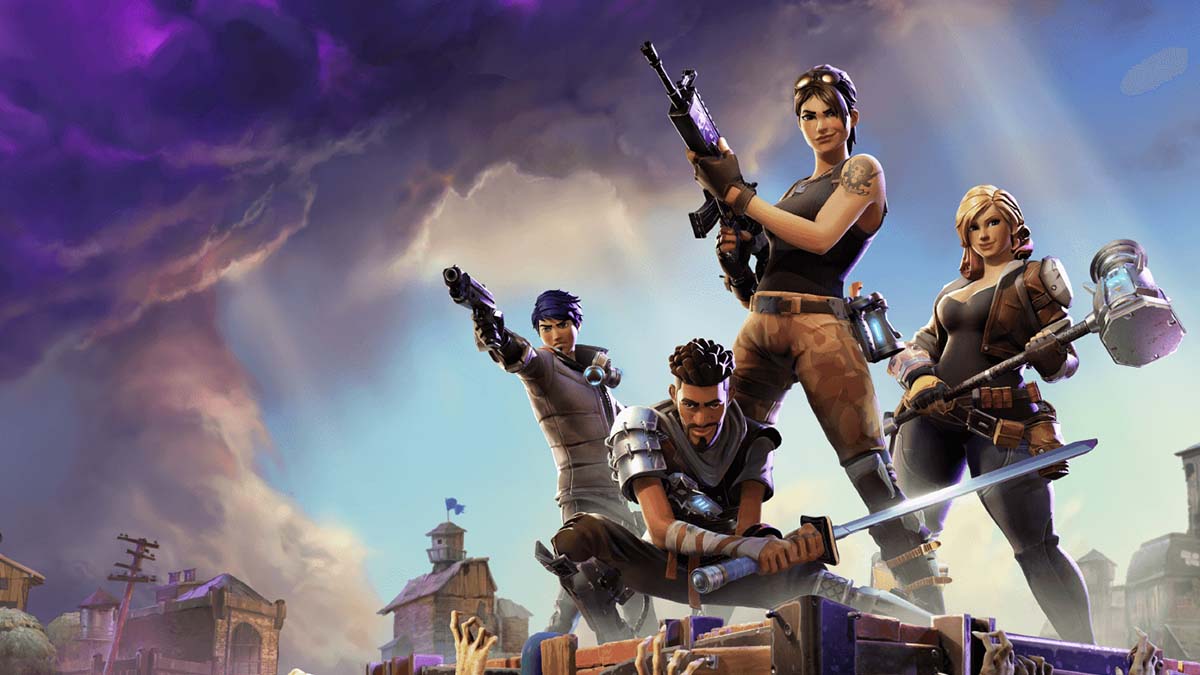 Poster for the original version of Fortnite, Fortnite Save The World