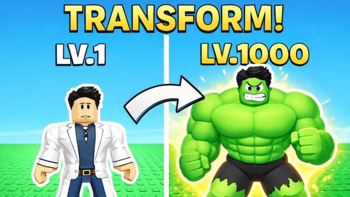 Promo image for Muscle Transform Simulator.