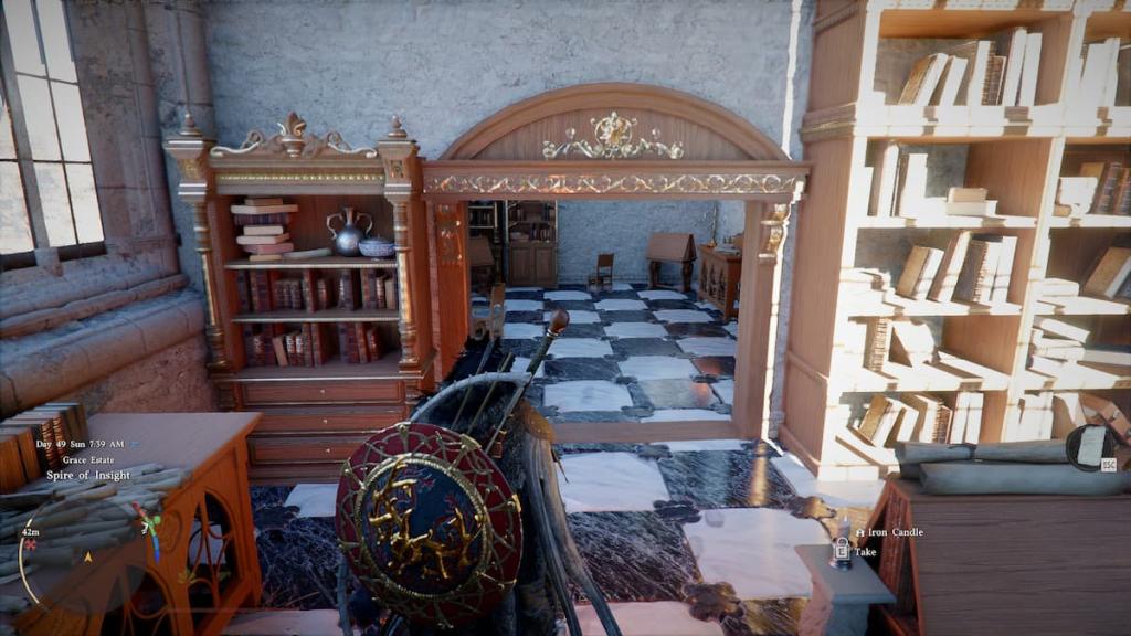 Ink and quill location at the Spire of Insight in Crimson Desert.