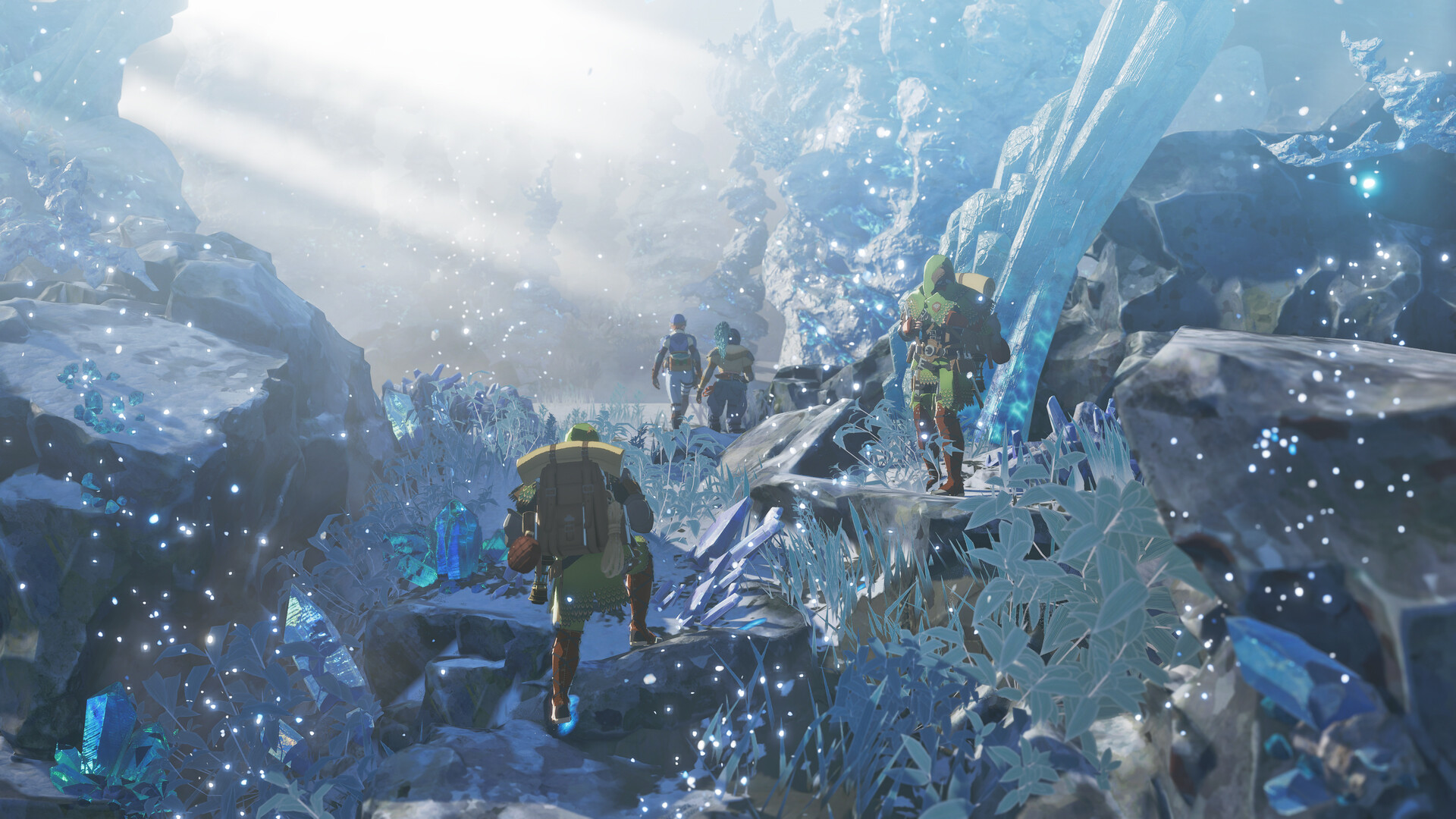 Players exploring the map in Monster Hunter Stories 3