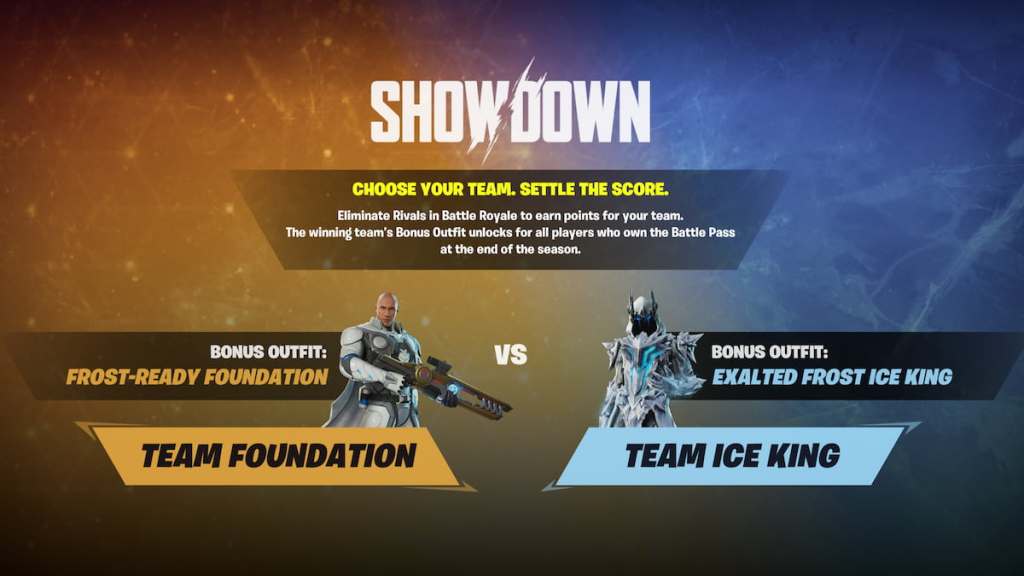 team foundation vs ice king in fortnite