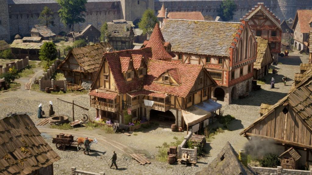A concept town in The Guild: Europa 1410