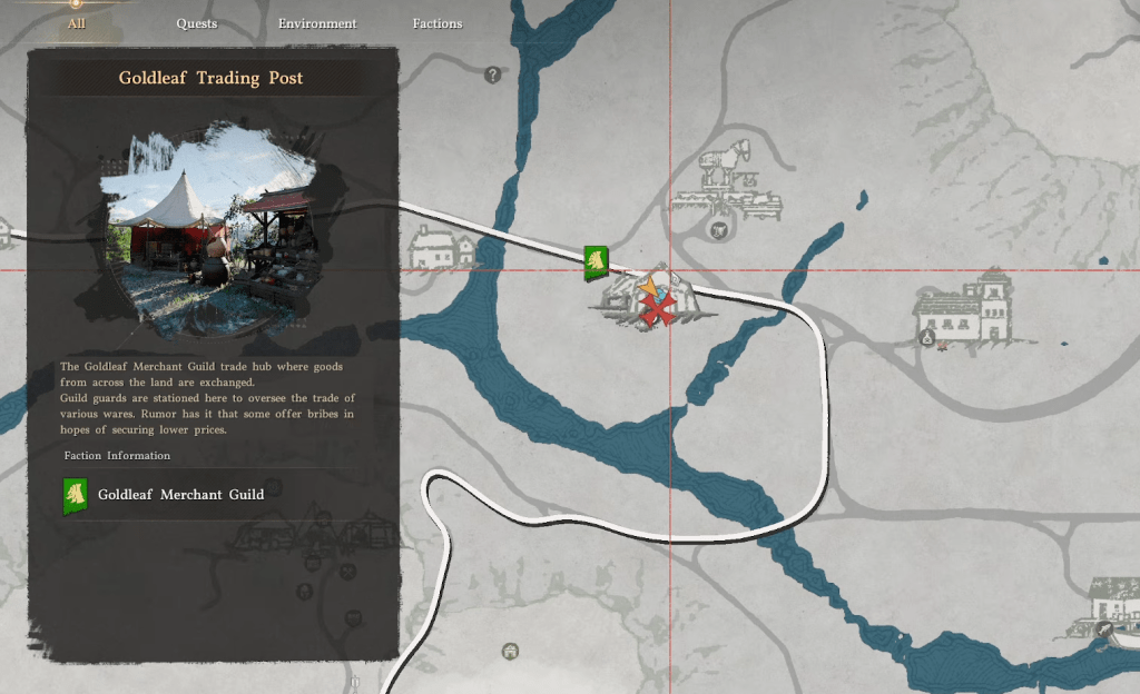 Goldleaf Trading location in Crimson Desert
