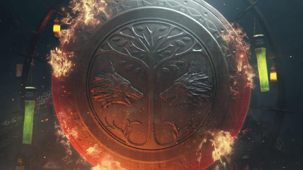 The flaming gong of the Iron Banner in Destiny 2.