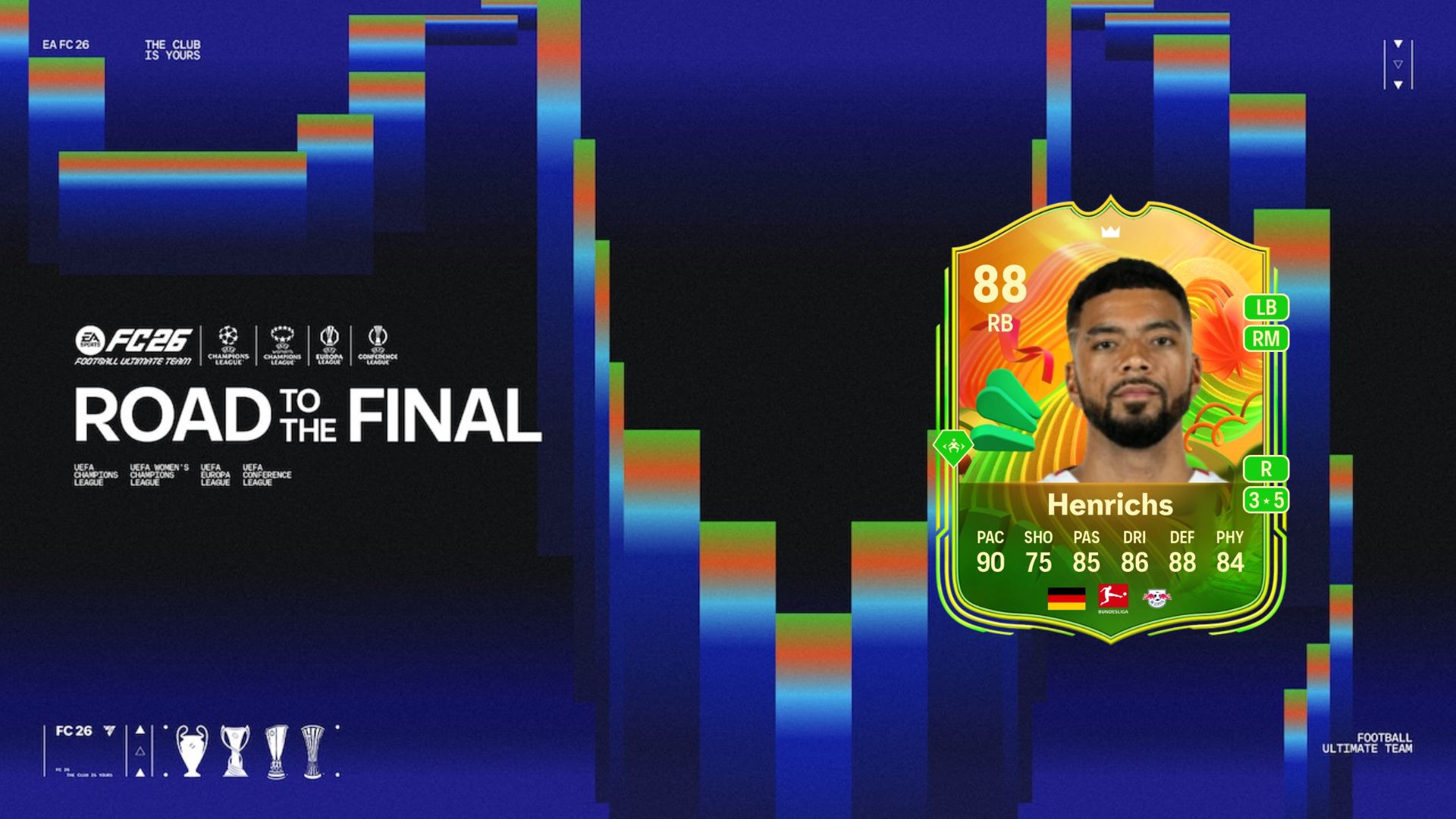 Henrichs World Tour card in FC 26