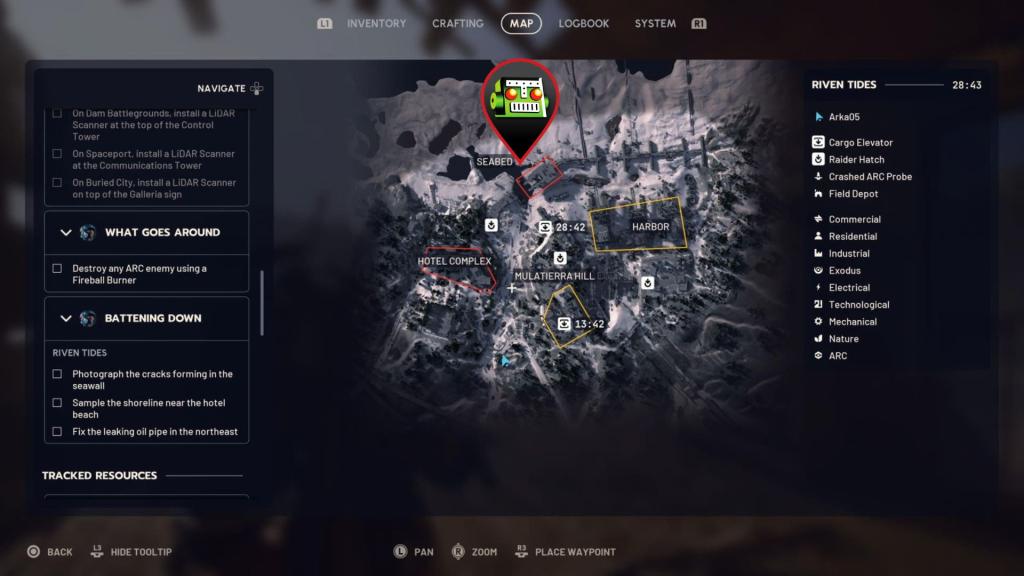 Buoy location in ARC Raiders