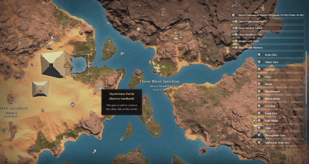 Sobek location in Soulmask