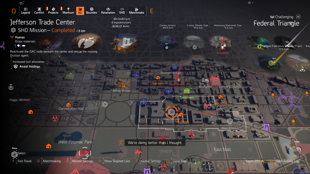 Jefferson Trade Center in The Division 2