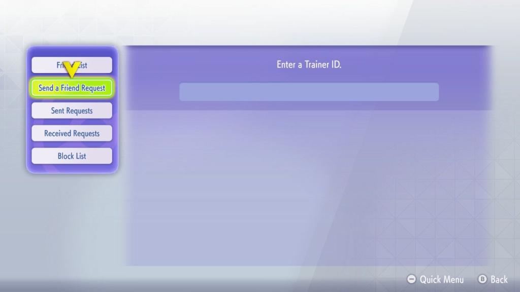 Ability to send friend request in Pokemon Champions