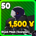 Black Mask unit from Re: Rangers X Roblox experience.