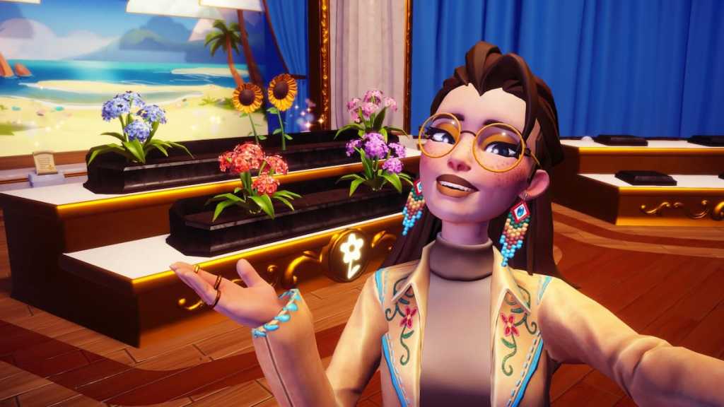 Dazzle beach flowers in disney dreamlight valley