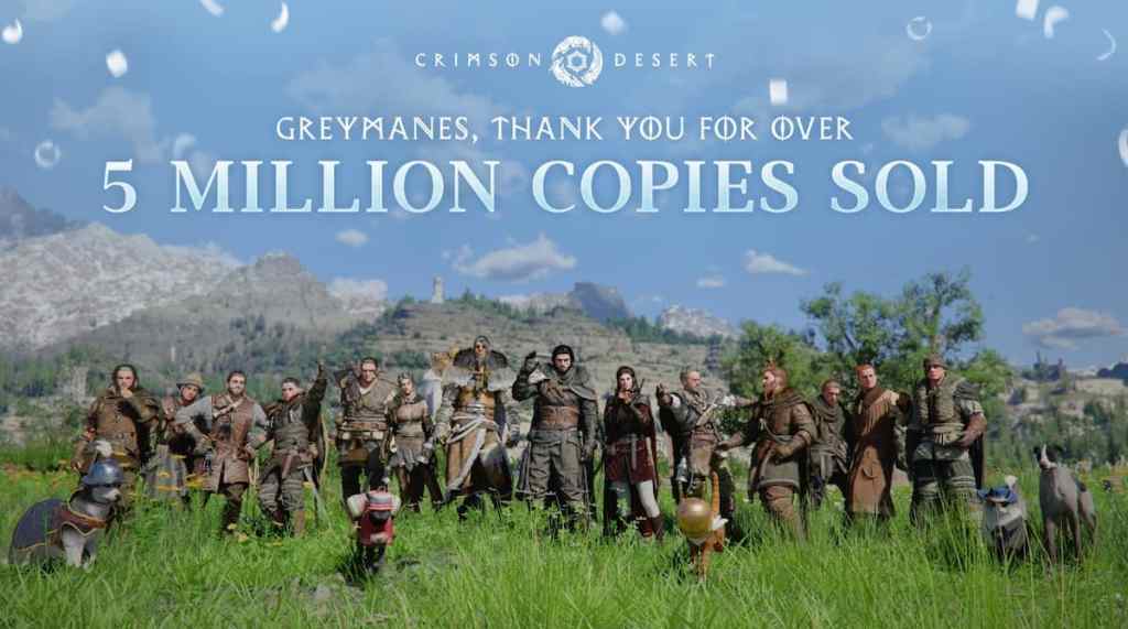 Pearl Abyss 5 million copies sold