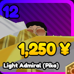 Light Admiral unit from Re: Rangers X Roblox experience.