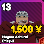 Magma Admiral unit from Re: Rangers X Roblox experience.