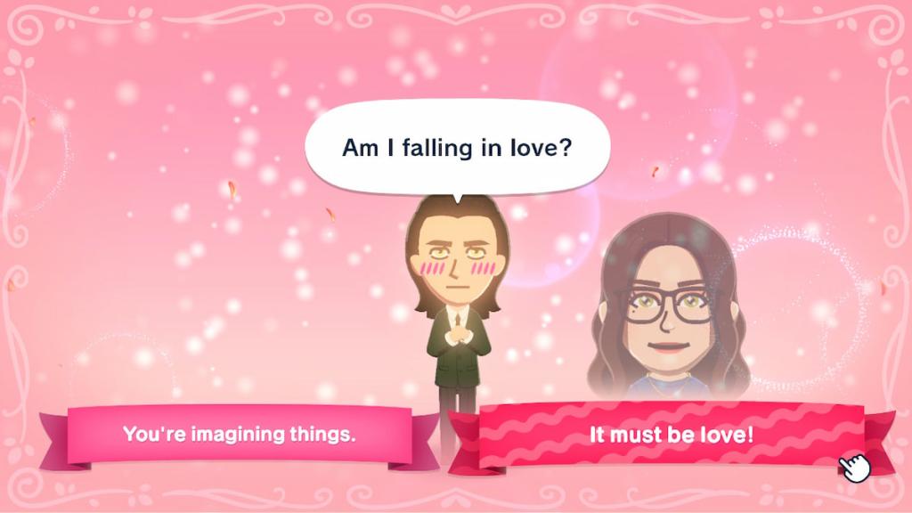 Mii asking if they're falling in love in tomodachi life living the dream