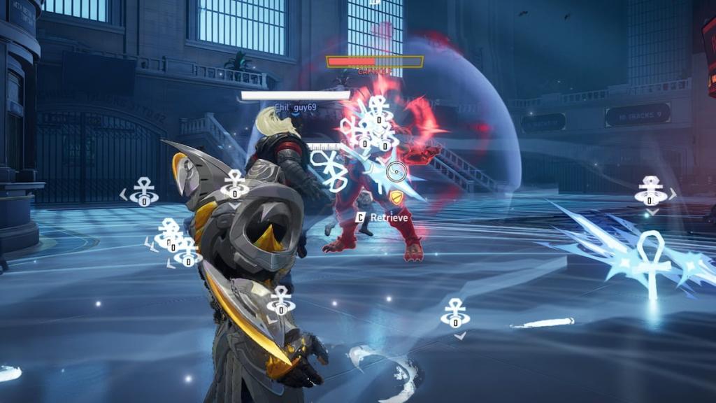 Moon knight ankhs on capwolf in marvel rivals