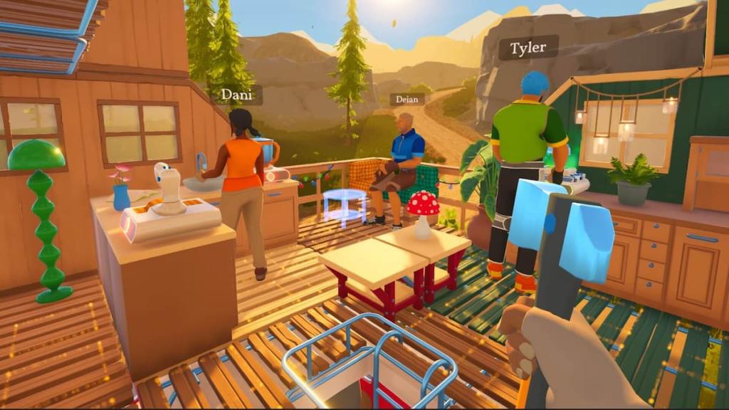 building house in outbound with three other players