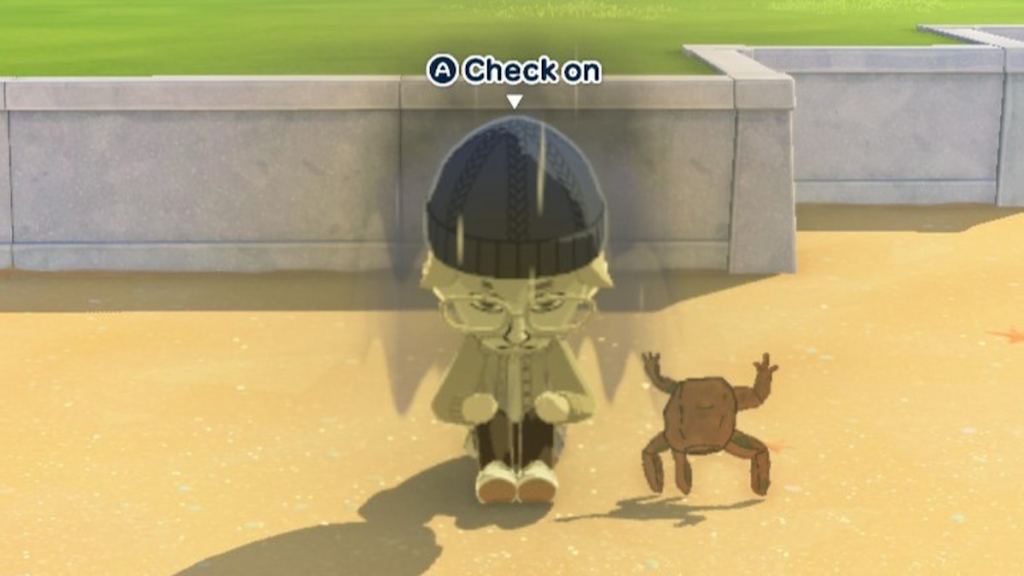 Sad mii wallowing on beach in tomodachi life living the dream