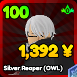 Silver Reaper unit from Re: Rangers X Roblox experience.