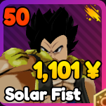 Solar Fist unit from Re: Rangers X Roblox experience.
