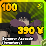 Sorcerer Assassin unit from Re: Rangers X Roblox experience.