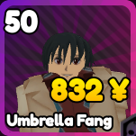Umbrella Fang unit from Re: Rangers X Roblox experience.