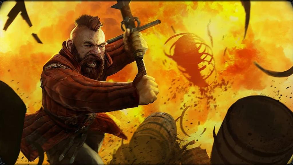 Zoltan Chivay in The Witcher 3's art. 