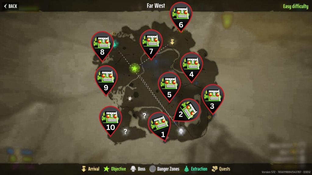 Graves in Far West map in Far Far West