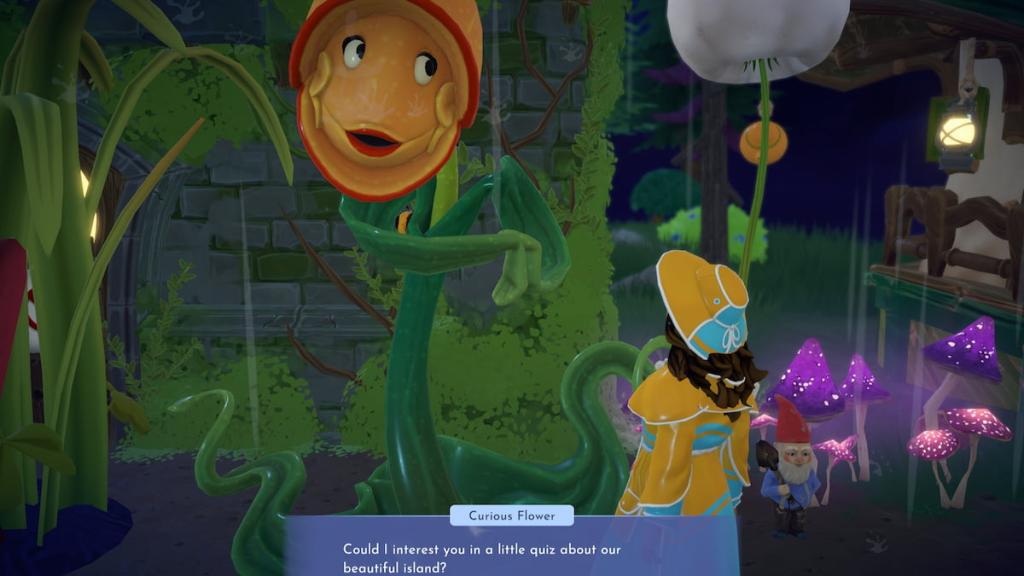 curious flower starting puzzle in disney dreamlight valley