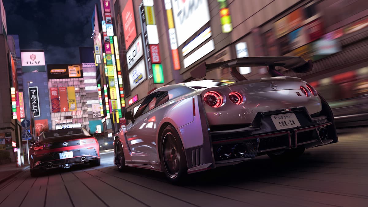 Cars racing in Japan in Forza Horizon 6.