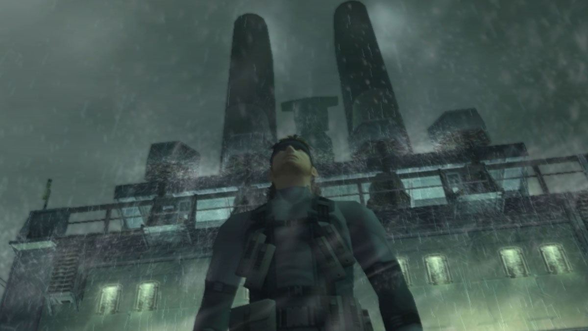 Snake at the tanker in MGS2